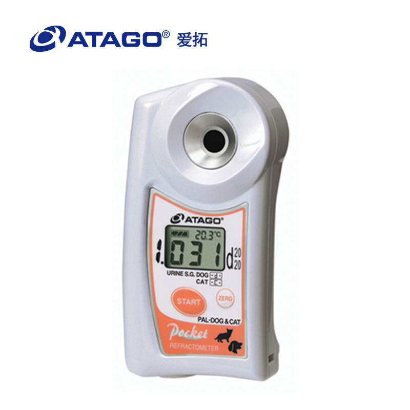 ATAGO（愛拓）便攜式數(shù)顯犬貓用尿比重折射計(jì)/犬貓尿比重儀 PAL-DOG&CAT
