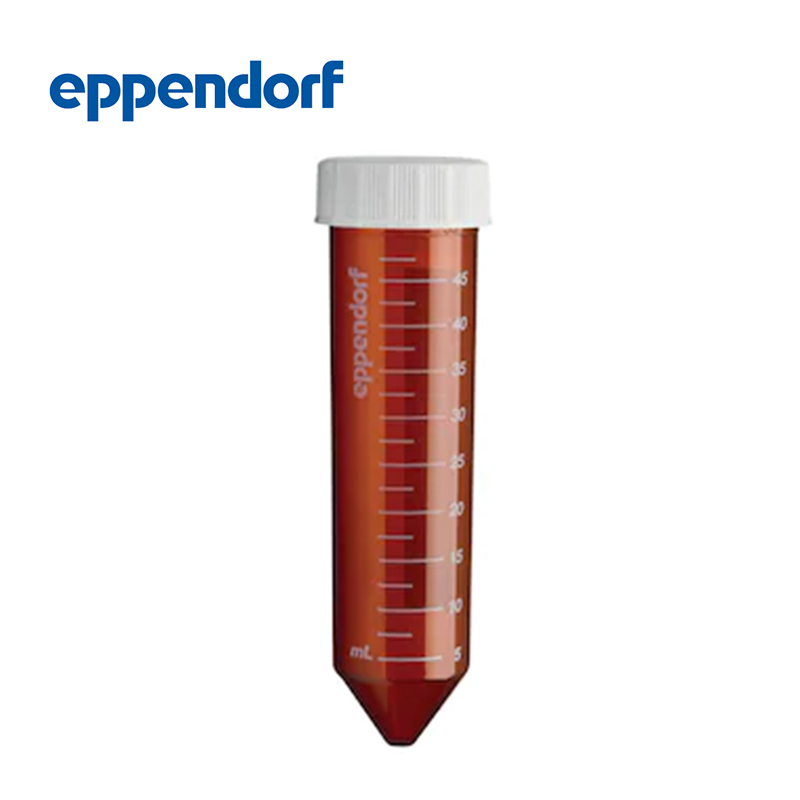 艾本德Eppendorf Conical Tubes, 50 mL, 無菌、無熱原, 無RNase和DNase, 無DNA, 琥珀色（光保護）, 200 個 (8 包 × 25 個)