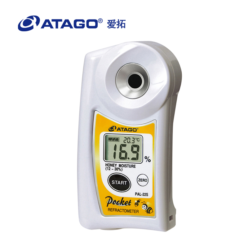 ATAGO（愛拓）蜂蜜水分折射計/蜂蜜水分濃度計 PAL-22S