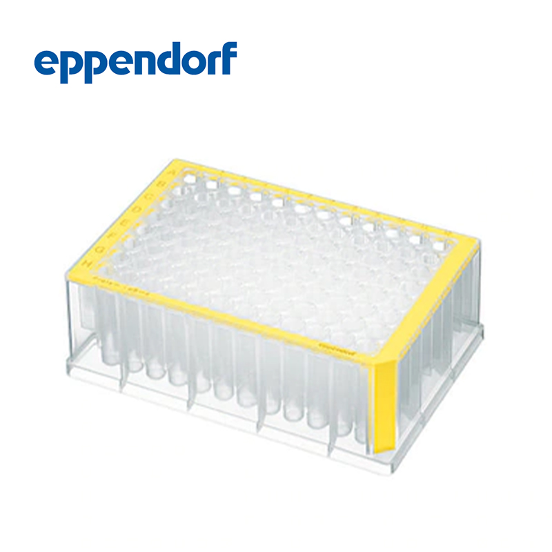 德國(guó)艾本德(Eppendorf)Deepwell Plate 96/1000μL,孔透明,1000μL,PCR潔凈級(jí),黃色,20塊(5包×4塊)