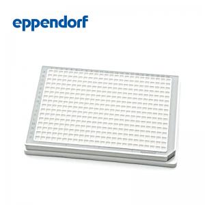 德國艾本德Eppendorf,384孔/V型底微孔板,孔白色,PCR潔凈級,灰色,80塊(5包×16塊)